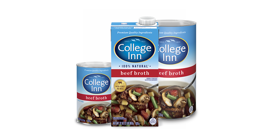 Canned & Carton Beef Broth College Inn®