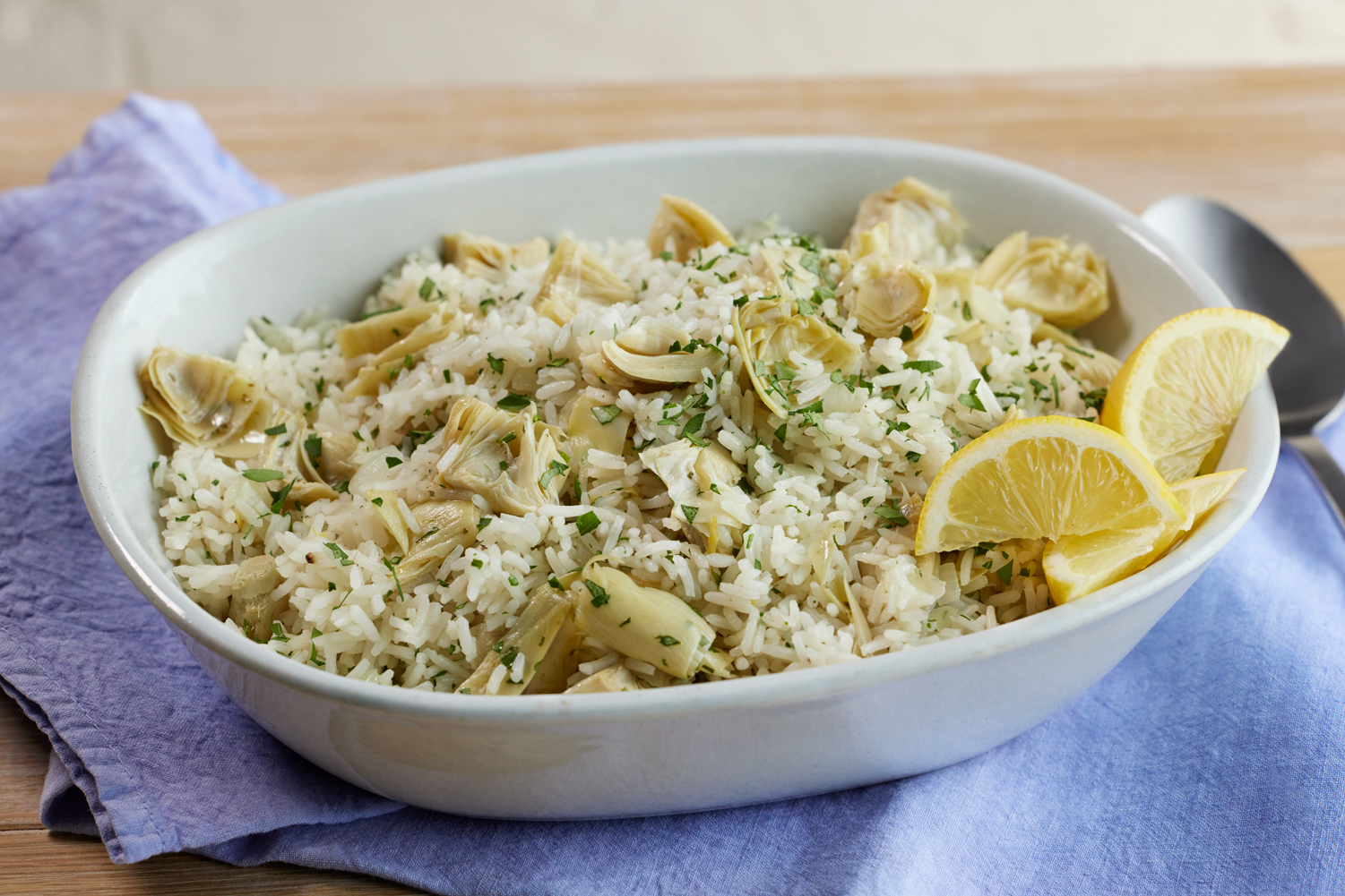 Artichoke Lemon Herb Pilaf