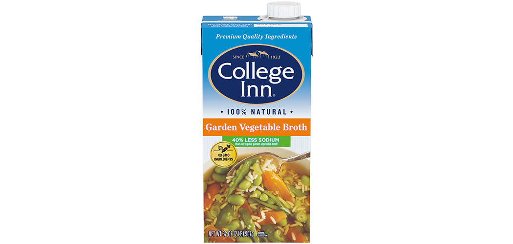 Less Sodium Vegetable Broth College Inn®