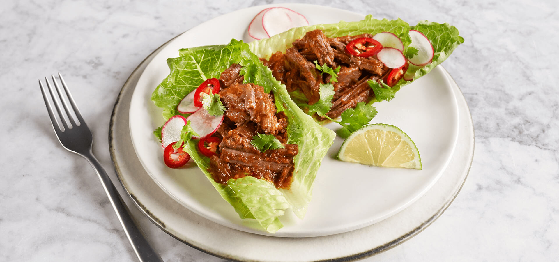 Barbacoa Lettuce Wraps