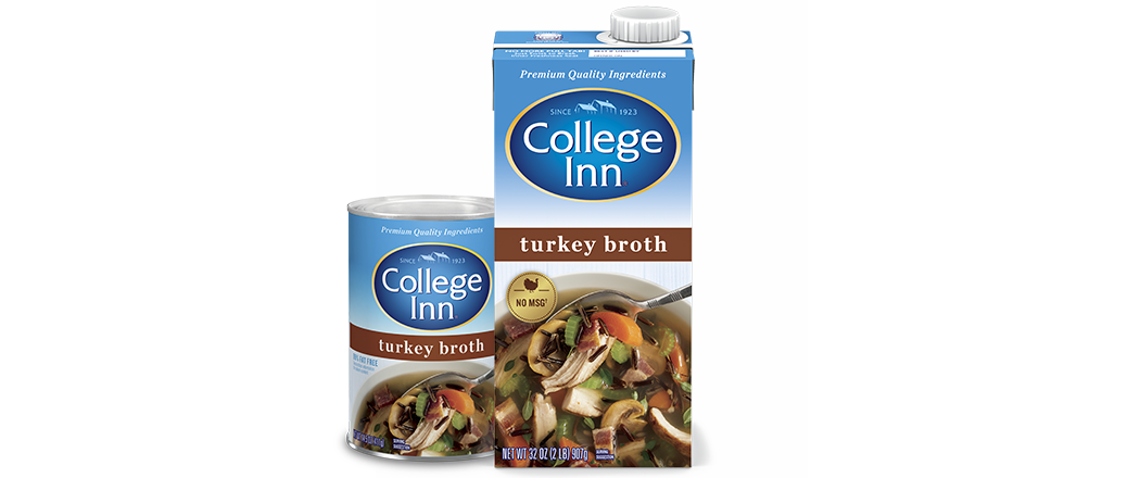 Canned Boxed Turkey Broth College Inn
